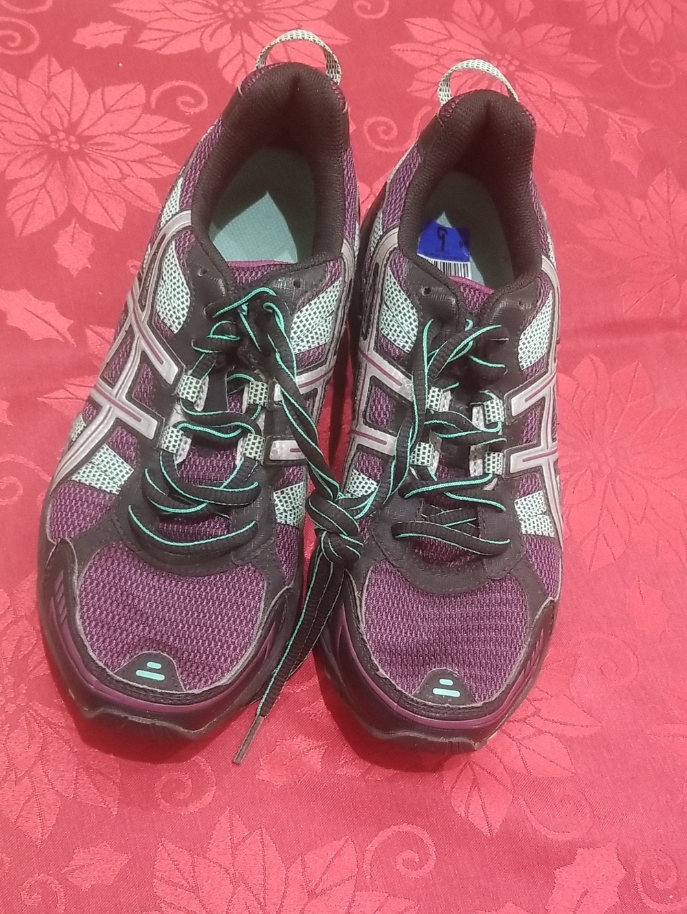 ASICS Women's Purple & Black Running Shoes
